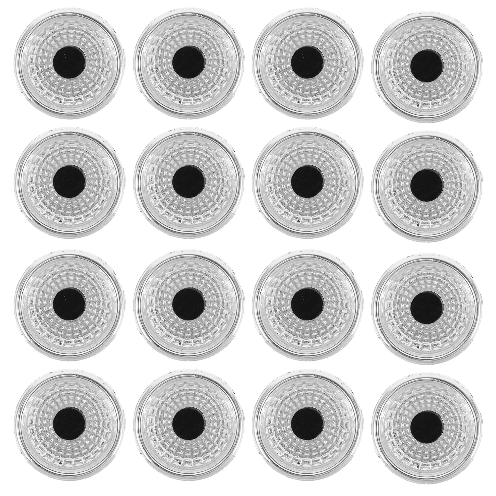 

100 Pcs Spotlight Cup Garden Solar Ornaments Lamp Beads Diy Repair Shade Plastic Decorative Cover Small for Statue