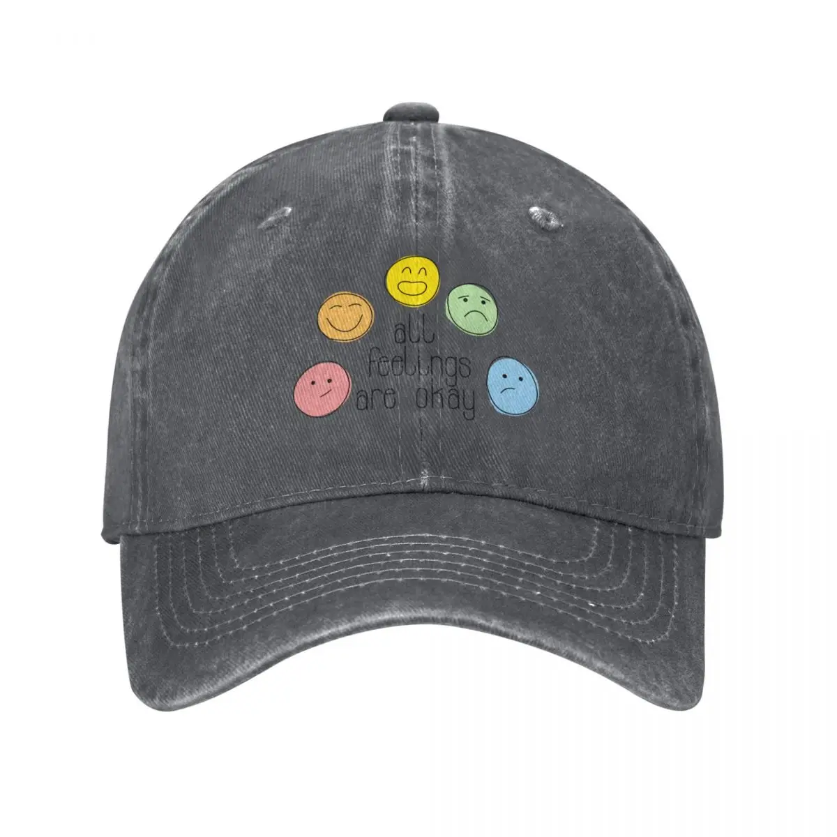 All Feelings Are Okay Baseball Cap Sun Hat For Children Icon For Girls Men's