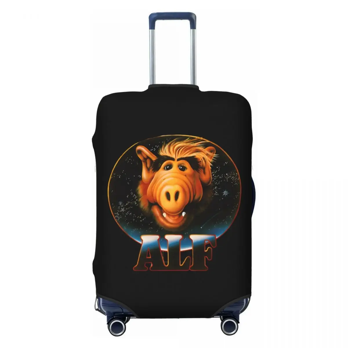 

Custom Alien Life Form ALF Luggage Cover Elastic Travel Suitcase Protective Covers Fits 18-32 Inch