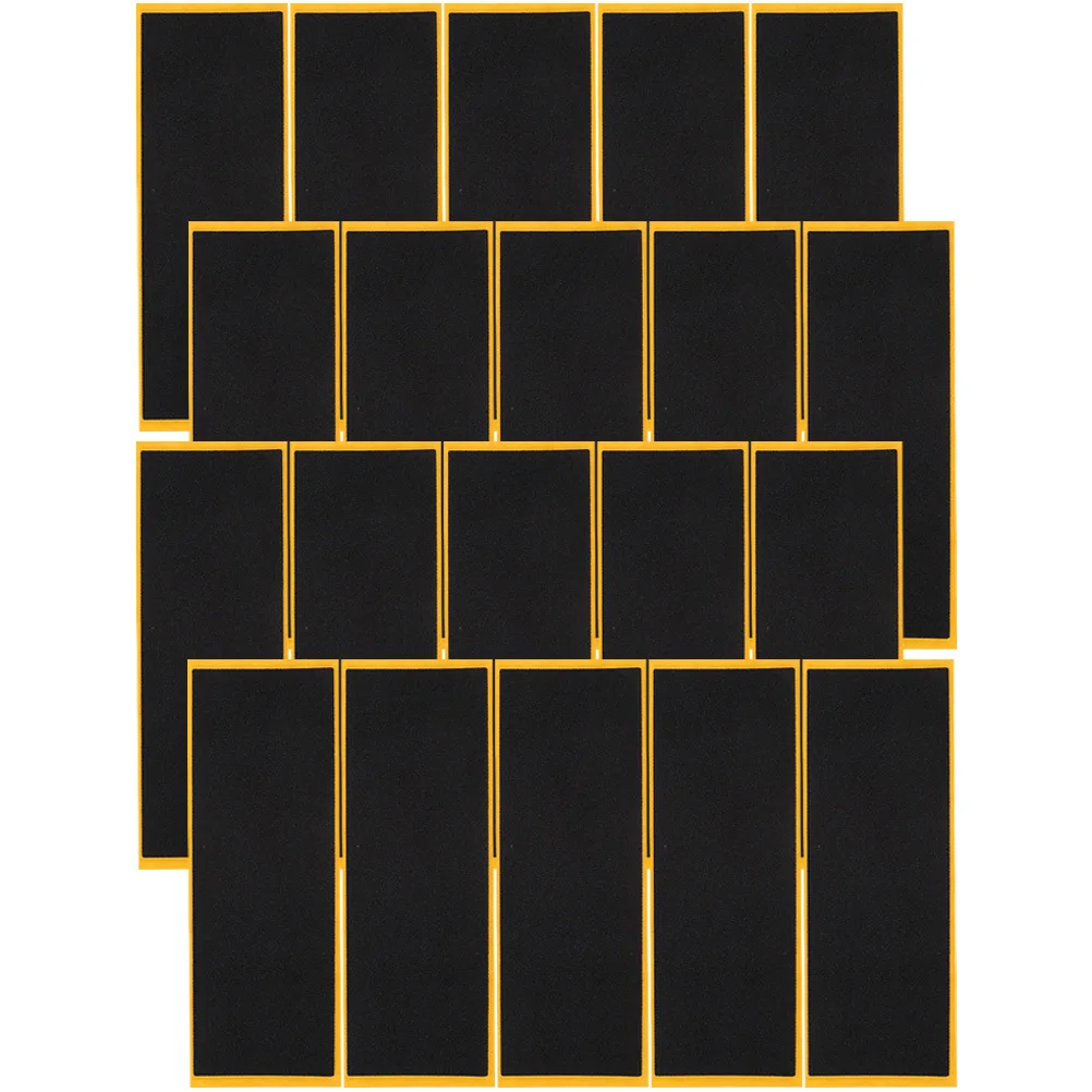 20Pcs Griffbrett Rutschfeste Schaum Grip Tape Klebstoff Mini Skateboard Griffbrett Zubehör Dämpfung Control Ersatz