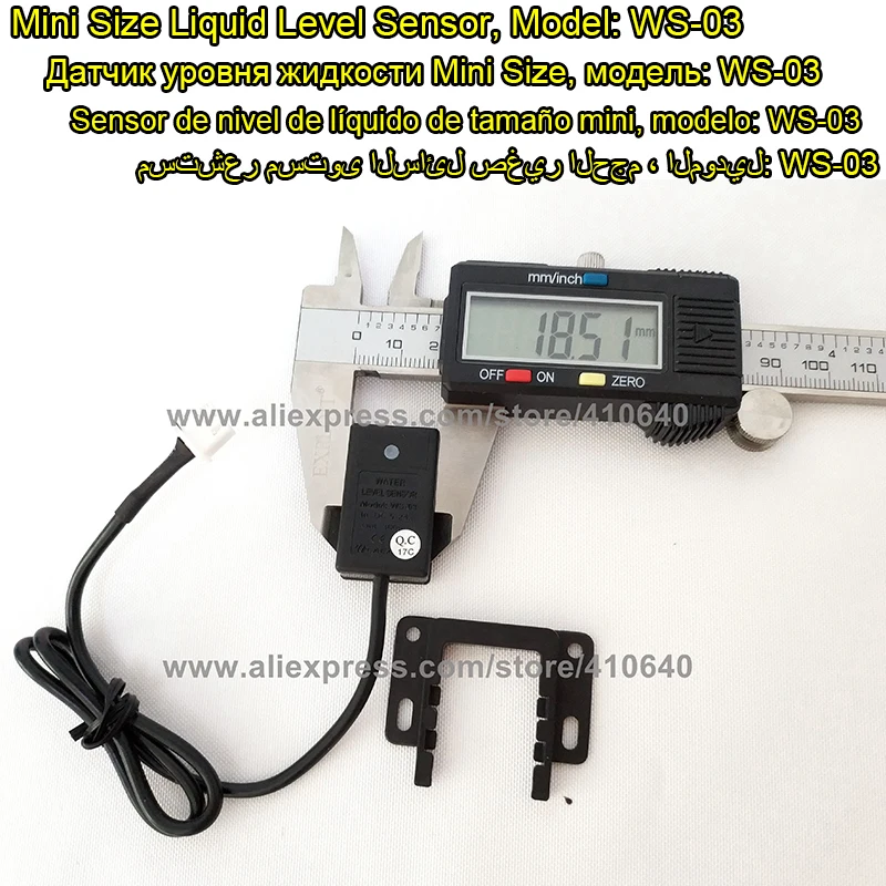 WS03 Pipe Liquid Level Sensor Contactless Level Sensor Specially For Pipe Put it Onto Wall of Pipe to Know Level of Liquid