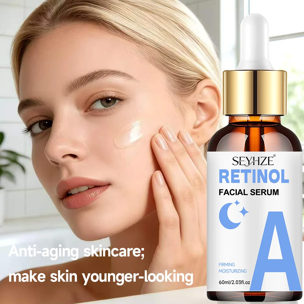 SEYHZE Retinol Face Serum with Collagen, Ceramides & Aloe – Pore-Minimizing, Firming, Oil-Control Moisturizer, Anti-Wrinkle Care