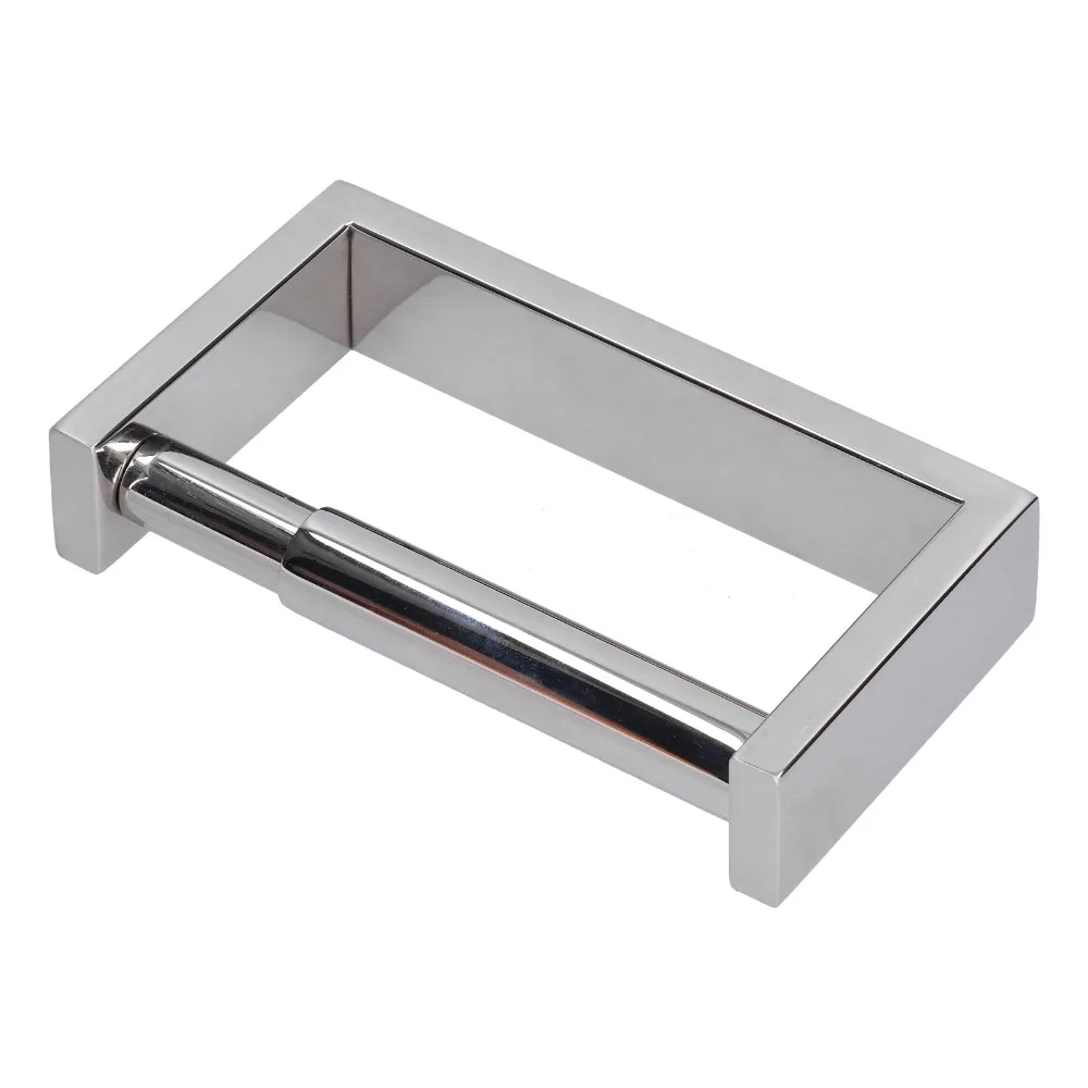 

Stainless Steel Paper Roll Holder Wall Mount Silver Toilet Paper Rack Easy to Install Durable Paper Roll Hanger Home Hotel