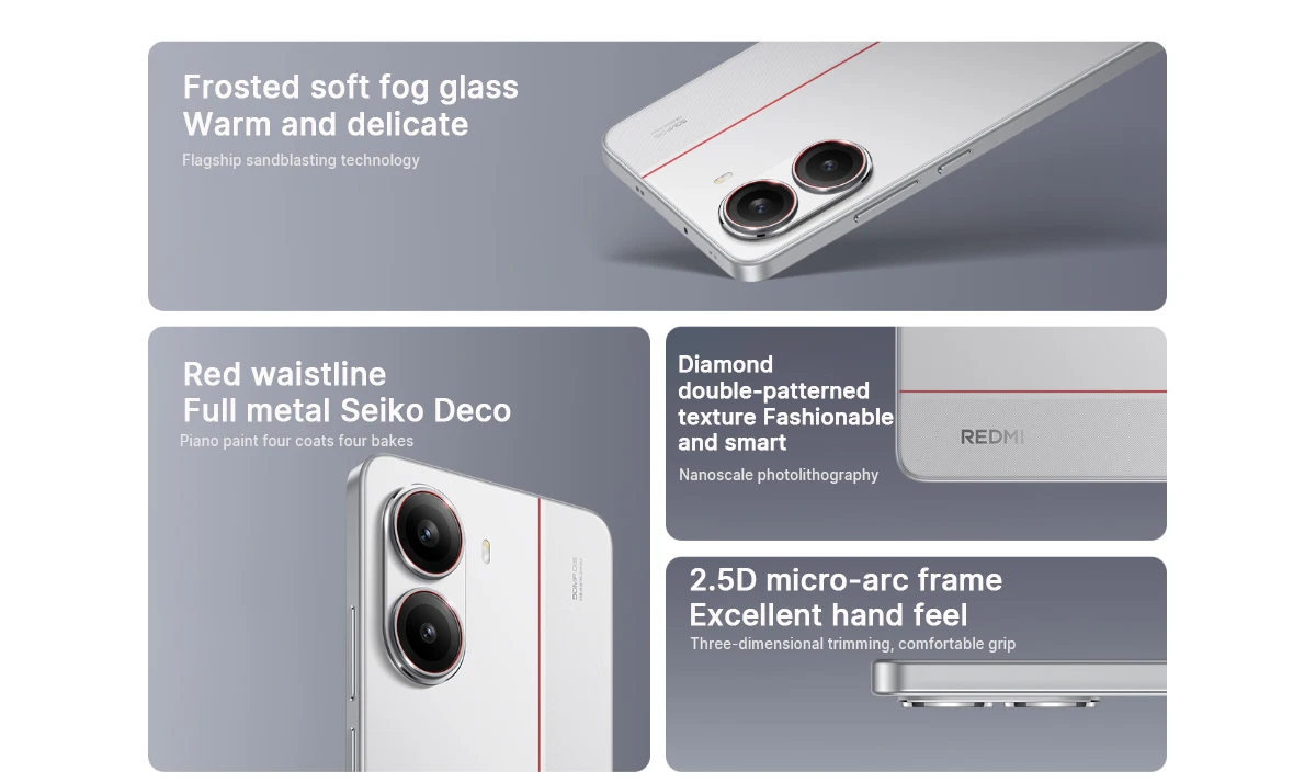 Redmi Turbo 4 5G Chinese Version Dimensity 8500-Ultra 50MP Xiaomi HyperOS 6550mAh 1.5K High-Brightness Eye-Care Display