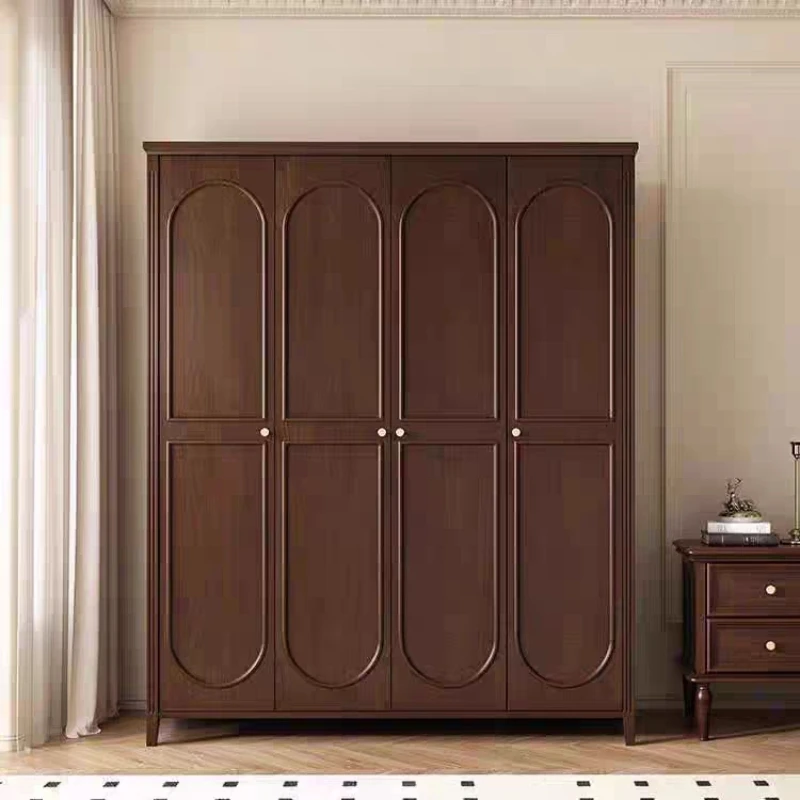 Luxury Large Wood Wardrobe Closet Hanging Clothes Storage Bedroom Wardrobes Organizer Clothes Szafa Na Ubrania Furniture Home