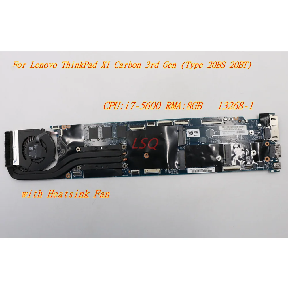 New/Orig For Lenovo ThinkPad X1 Carbon 3rd Gen Laptop Motherboard Mainboard CPU:i7-5600 RMA:8G FRU:00HT361 00HT362 00HT349