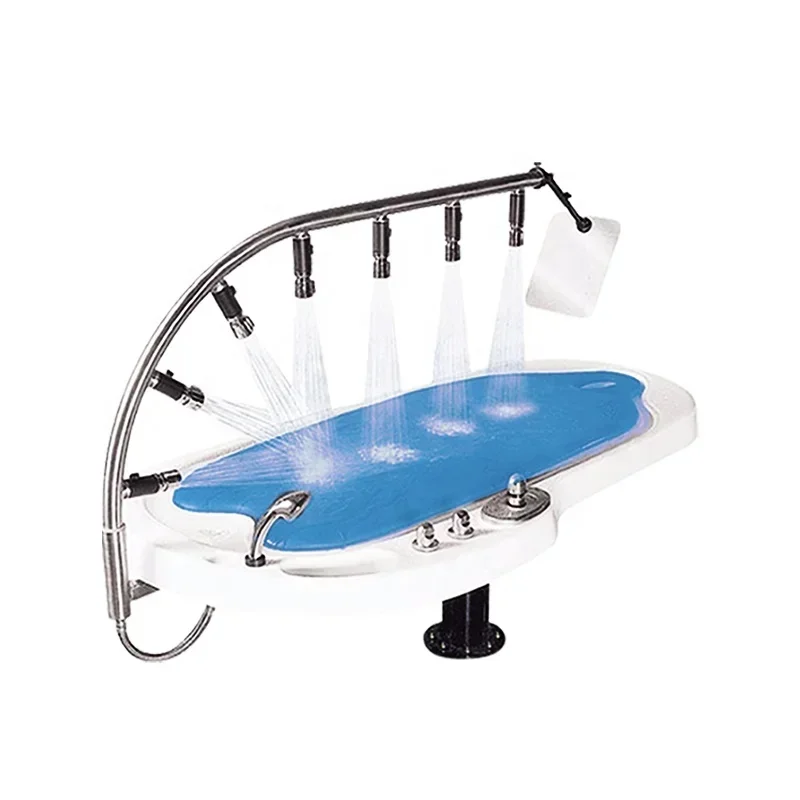 

Hydrotherapy equipment hydraulic massage bed capsule with 7 spray shower heads