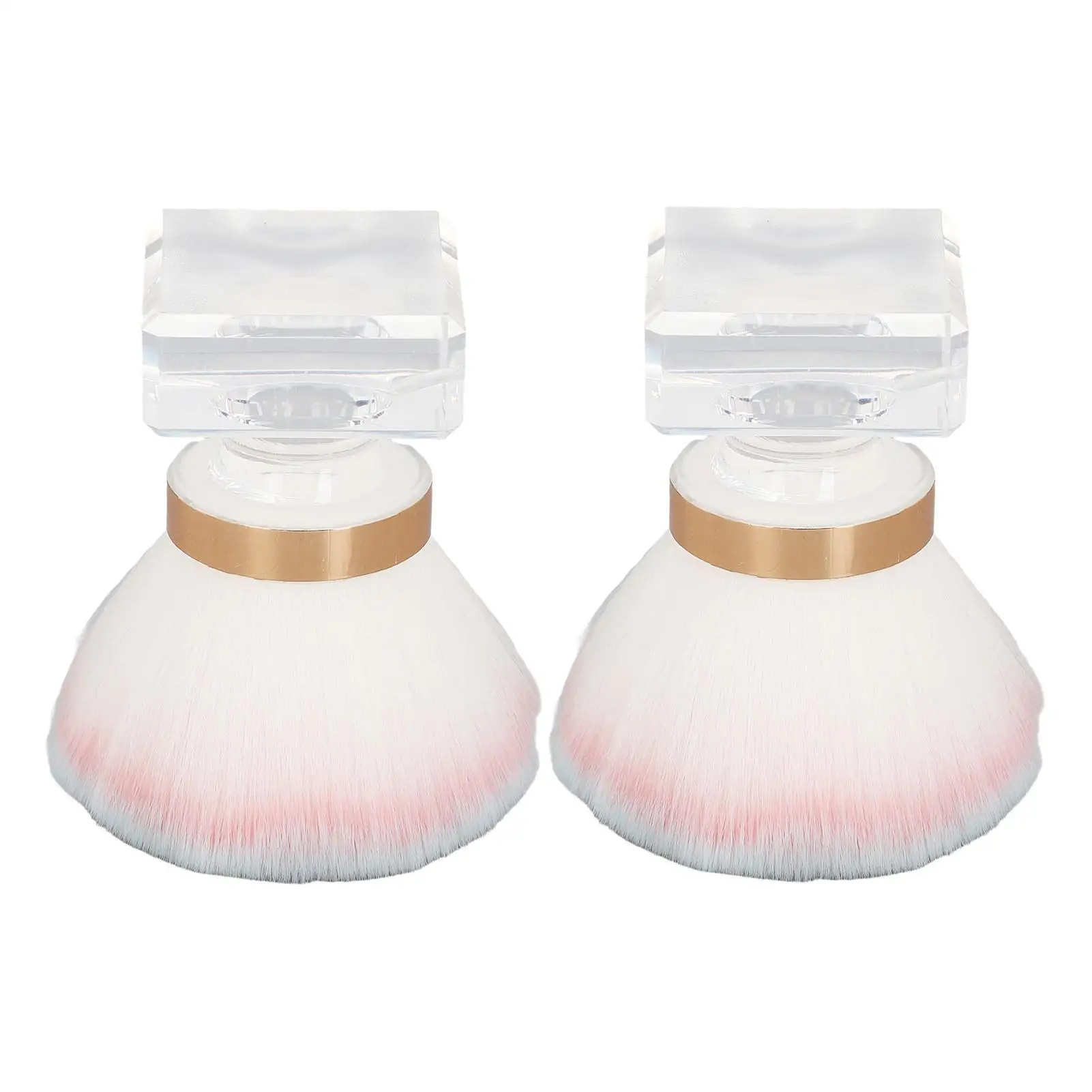 Soft Mushroom for nail Dust Brush - Easy Grip for nail Powder Cleaner for Salons & Home Use, Skin-Friendly Design