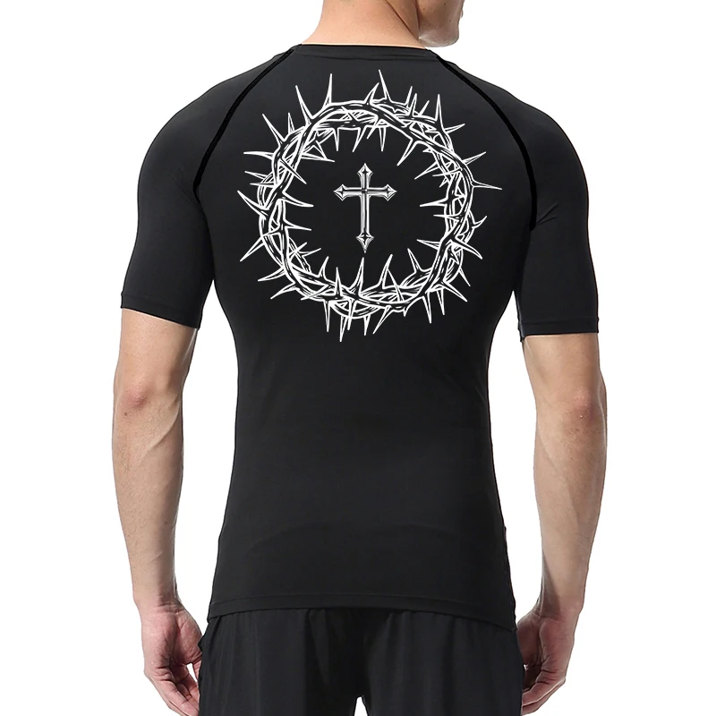 Summer men breathable fast drying running sports fitness breathable comfortable short sleeve T-shirt casual light Gym Tops