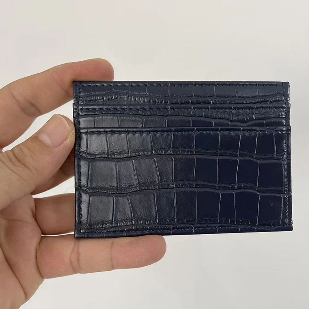 Pu Leather Card Wallet Neat Workmanship Card Holder Portable Card Holder Large Capacity For Shopping Everyday Use Business