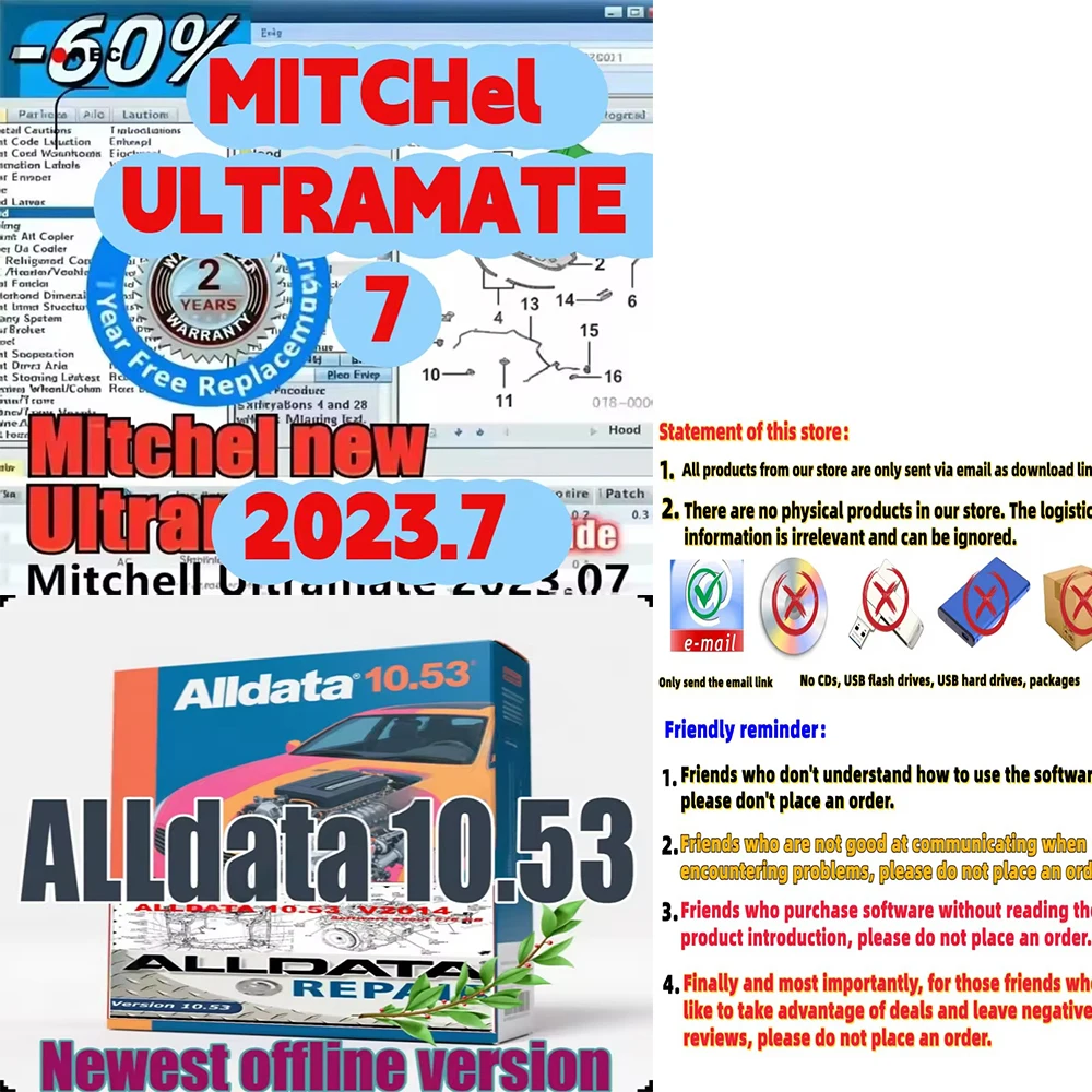 NUEVO SISTEMA DE ESTIMACIÓN AVANZADO COMPLETO MITCHel ULTRAMATE 7 2025 + Auto Alldata 10.53 compatible con automóviles y camion
