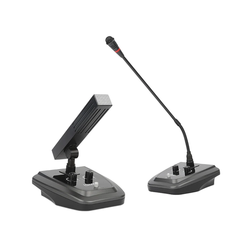 

New Desktop Conference Microphone C-036 Speaker Mixer Power Amplifier Capacitive Conference Microphone With Mute