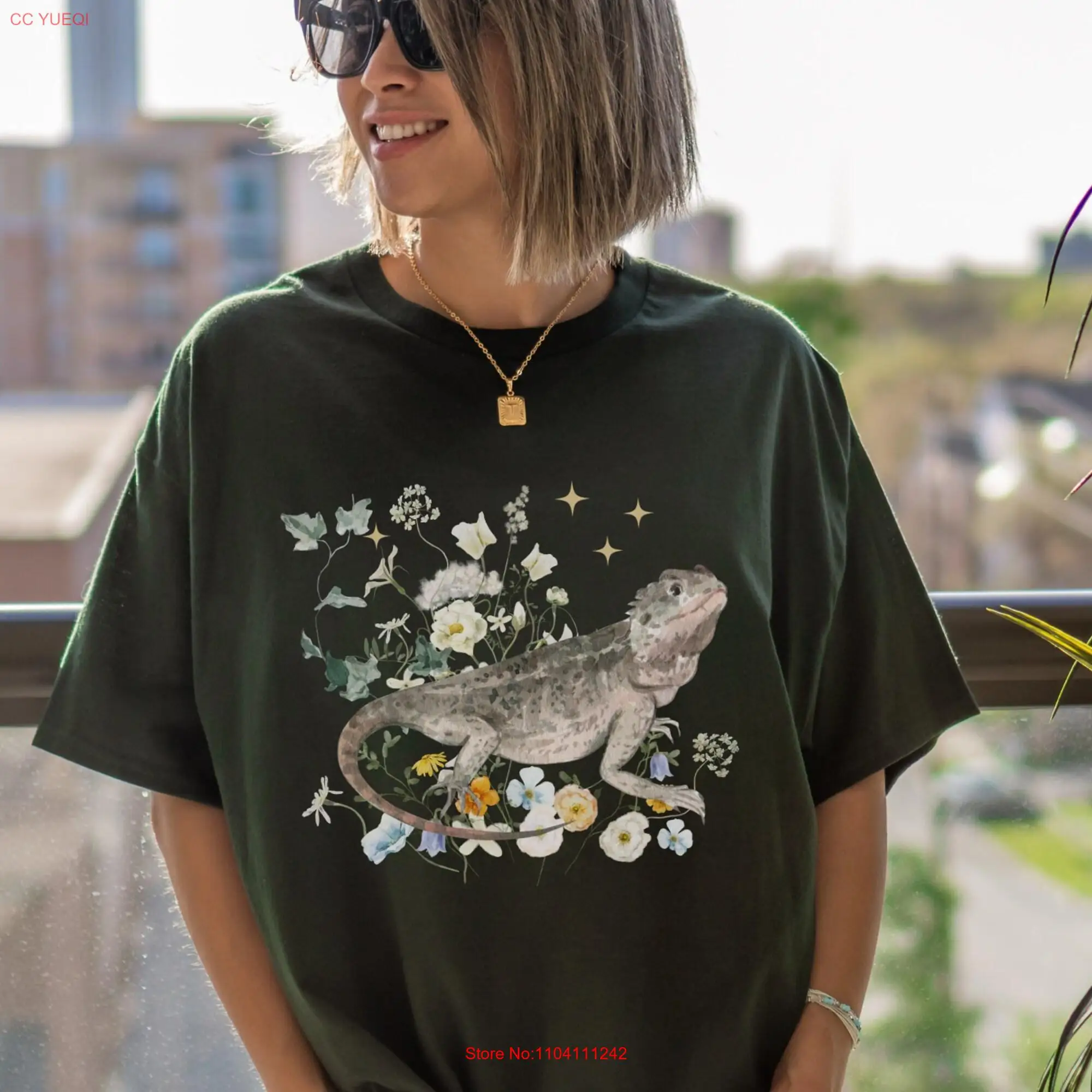 Bearded Dragon shirt T Reptile Mom s long or short sleeves