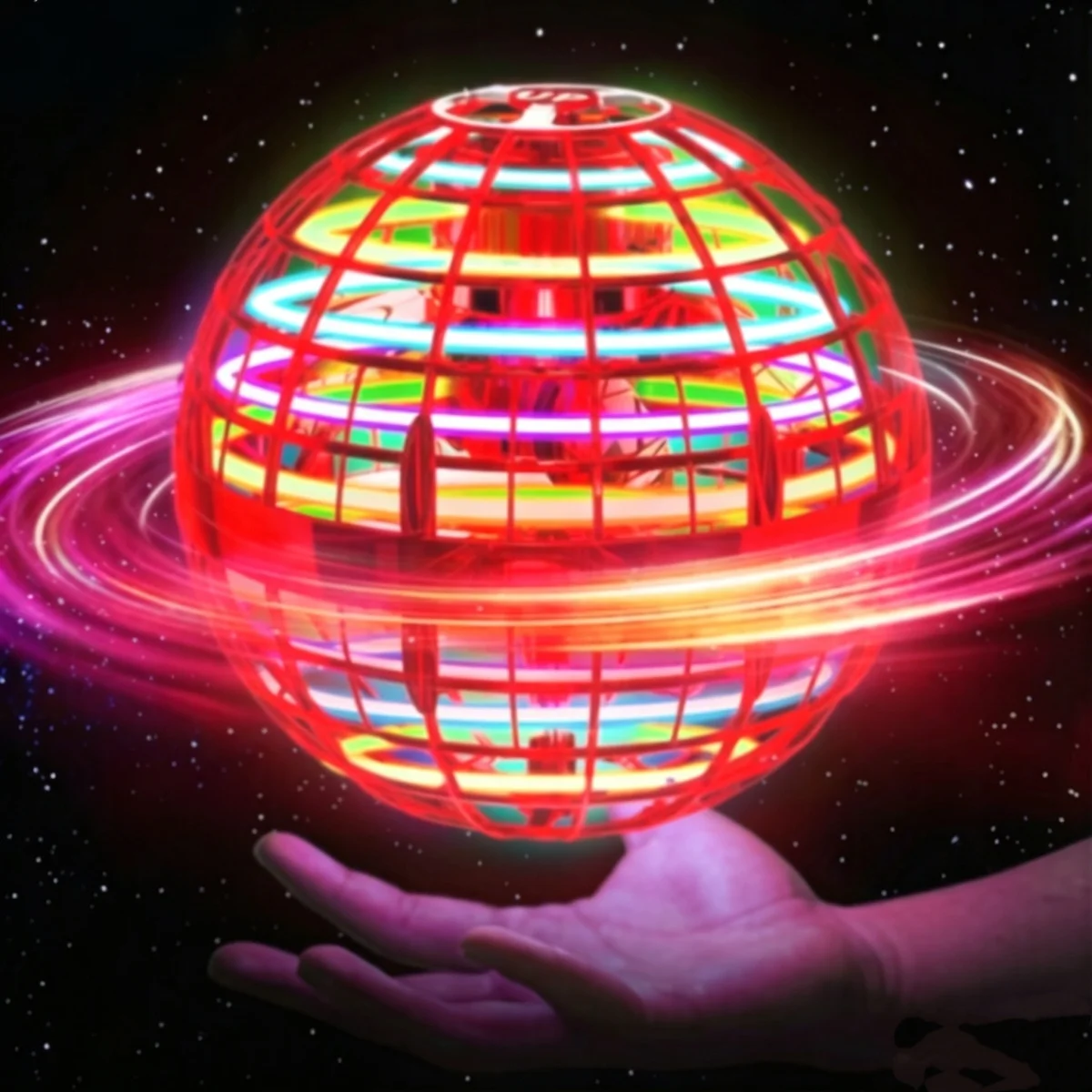 Juguete Volador 2026: Bola Mágica con Luz, Boomerang Controlado a Mano, Spinner Volador, Juguete Antiestrés