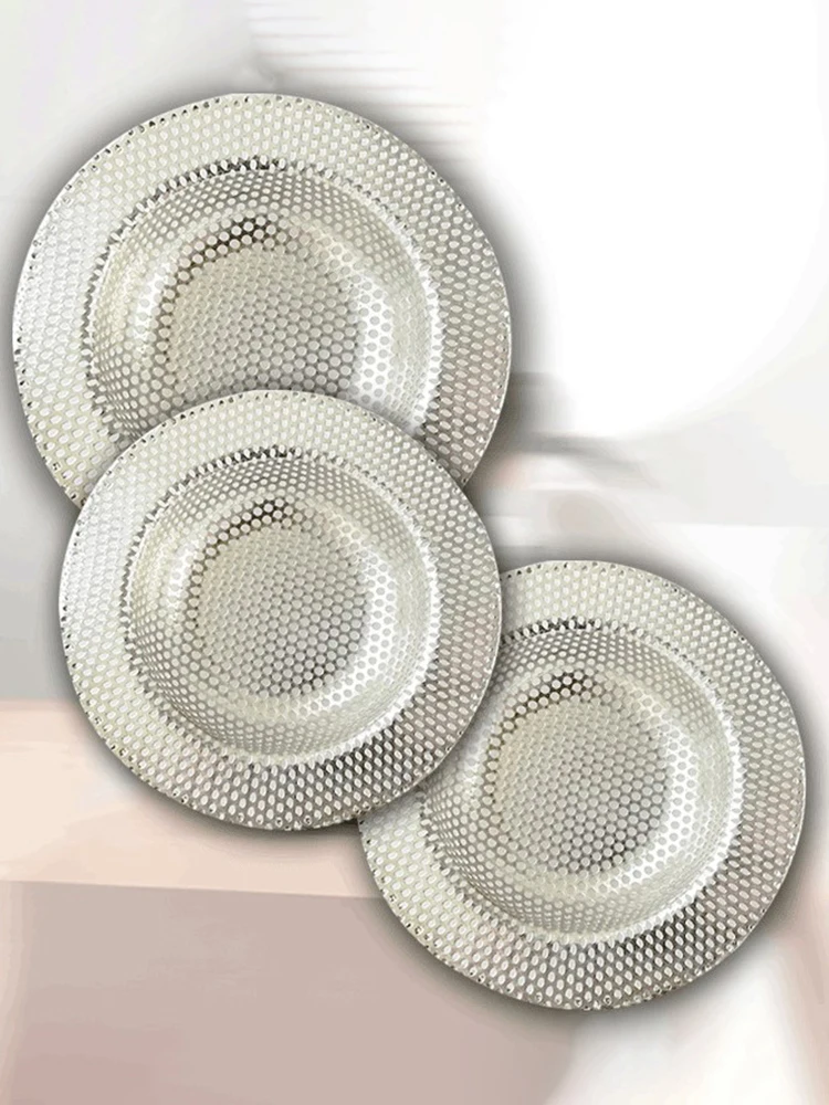 غطاء صرف أرضي من الفولاذ المقاوم للصدأ للمطبخ ، مصفاة صرف مياه كاملة الفتحة ، ماسك شعر للحمام ، حوض غسيل الصحون #6