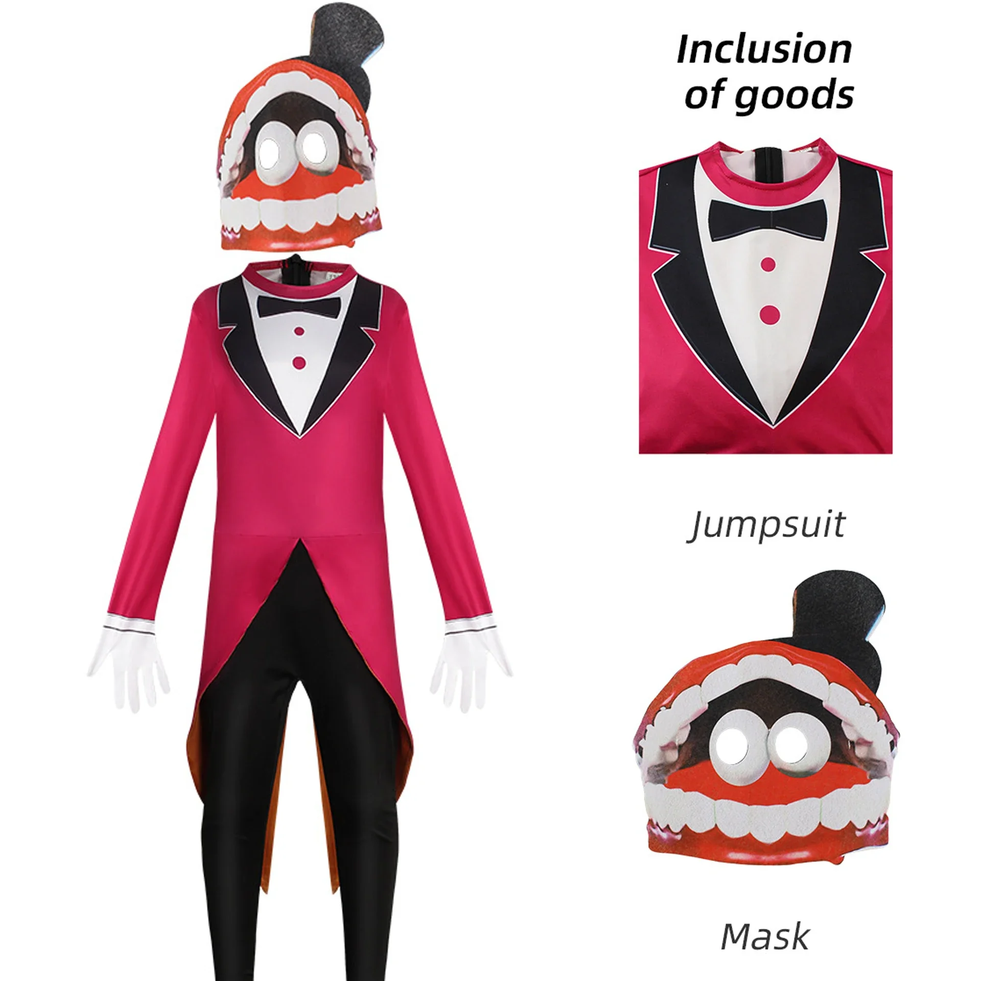 Anime Amazing Digital Circus Cosplay Pomni Cosplay Costume Halloween Ragatha Jax Caine Theater Children Funny Cosplay Outfits