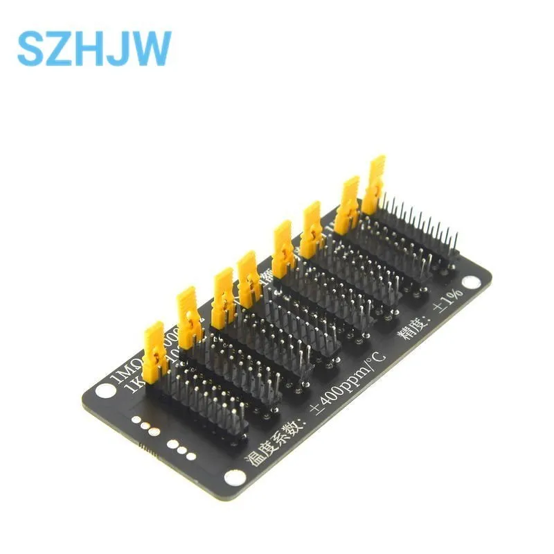 7 Seven Decade 1R - 9999999R Programmable Adjustable SMD Resistor Slide Resistor Board Step Accuracy 1R 1% 1/2 Watt Module 200V