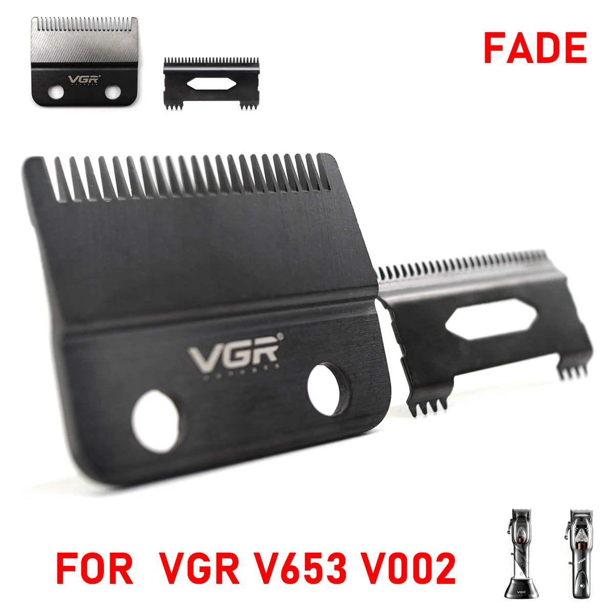 

VGR V653 оригинальное сменное лезвие DLC для VGR V653 V002, машинка для стрижки волос, режущая головка, аксессуары для машин