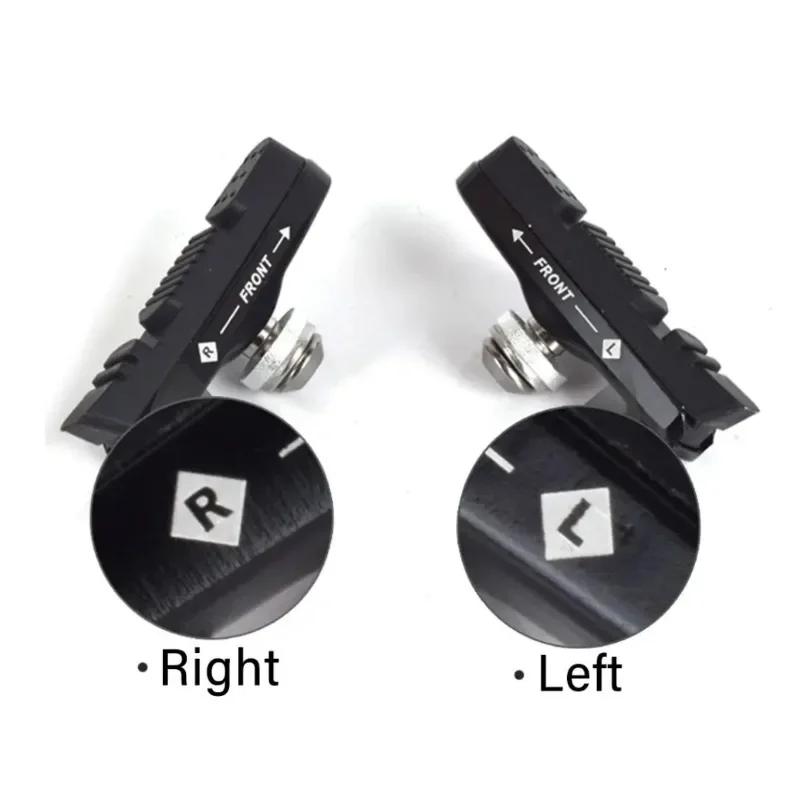 1pair Bike Brake Pads Aluminum Ultra Light Brake Shoes Road Bicycle Caliper Brake Rubber Block for Carbon Wheels Low Wear