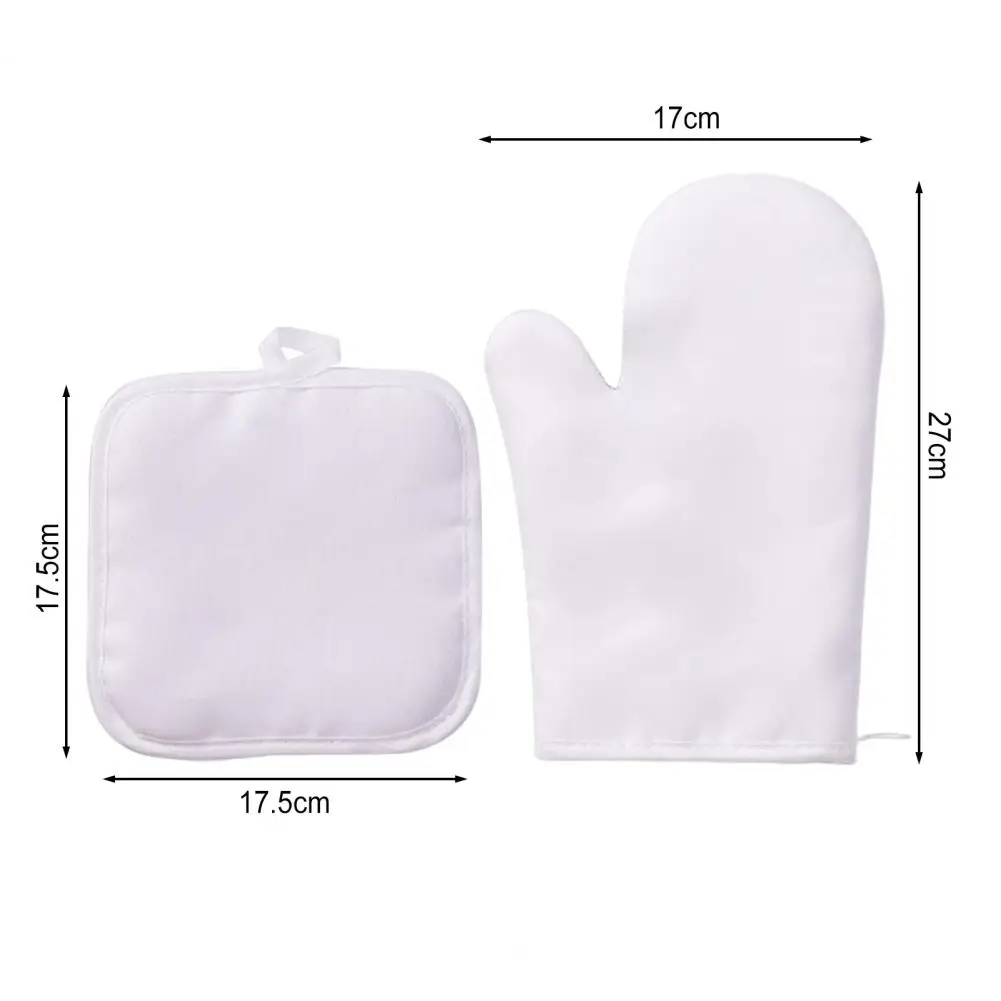 Baking Gloves -thick Heat-resistant Oven Gloves Non-slip Cooking Mitts Fine Sewing Kitchen Baking Tools for Safe Handling