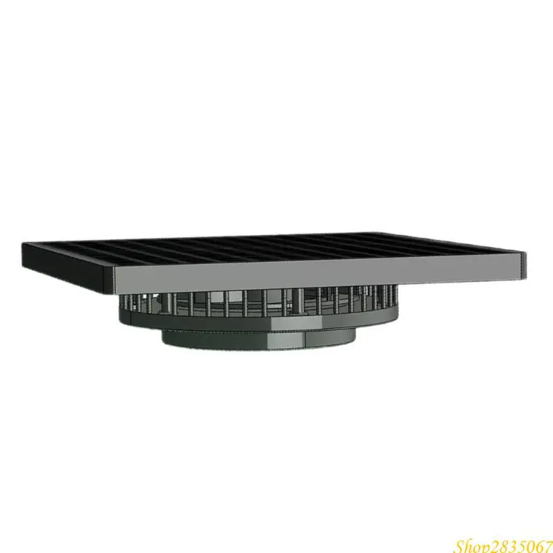 

Solar Powered Roof Ventilator Universal Fit 110mm/160mm Duct Auto Exhaust Fan Aluminum Alloy For Kitchen Warehouse 831F