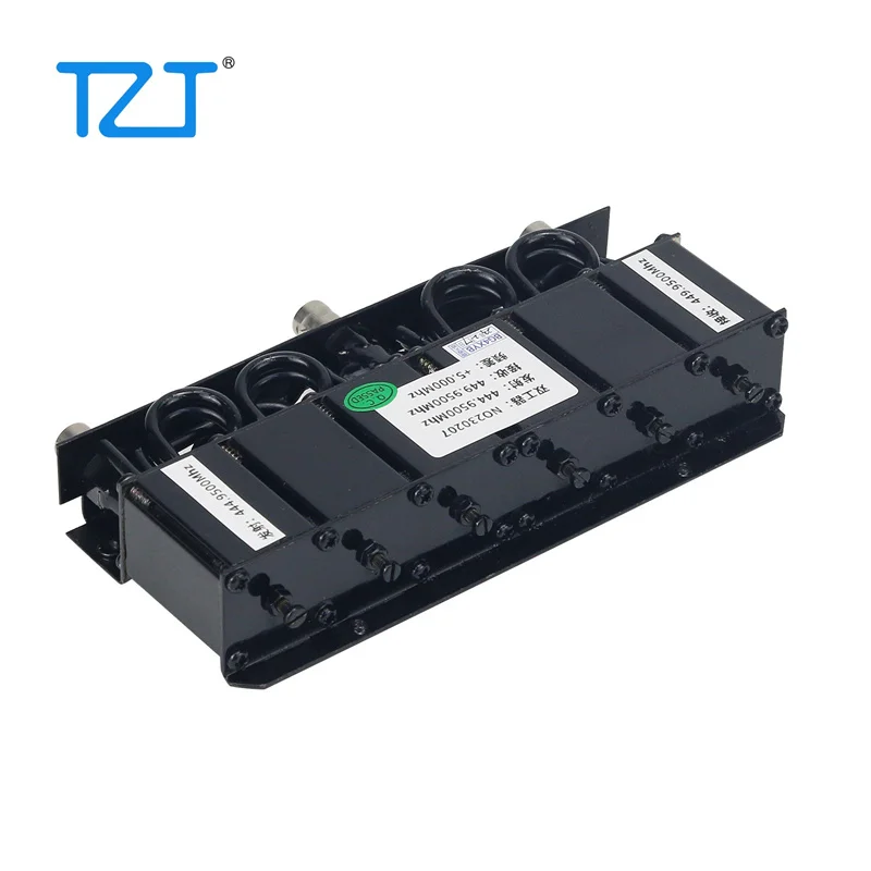 TZT 20W UHF Duplexer 400Mhz-470Mhz UHF Repeater Duplexer BNC Interface for Service Radio Stations