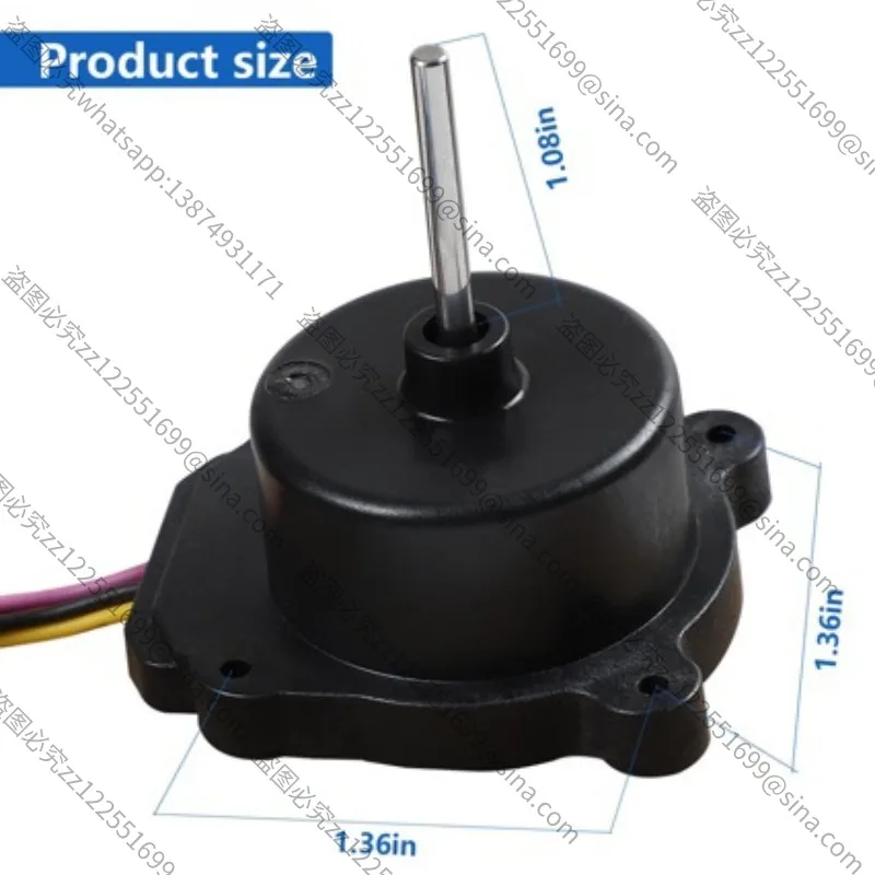 EAU64843805 Condenser Fan Motor Assembly Suitable for Refrigerator Evaporator Fan Motor 12V