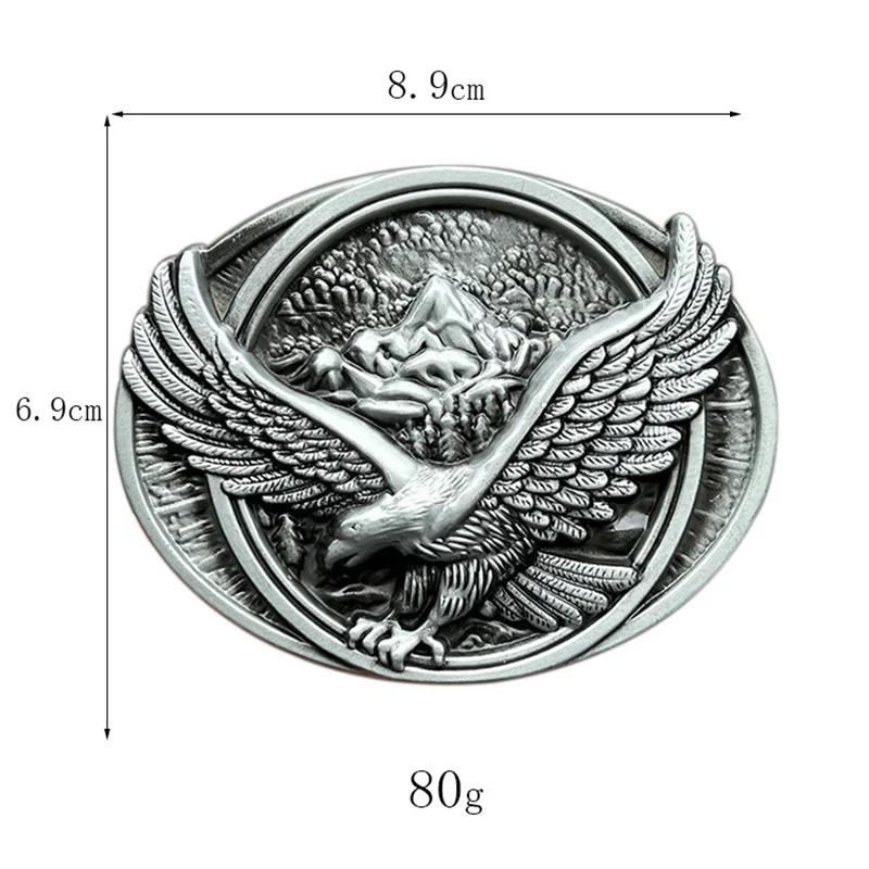 Fivela de cinto Eagle estilo ocidental