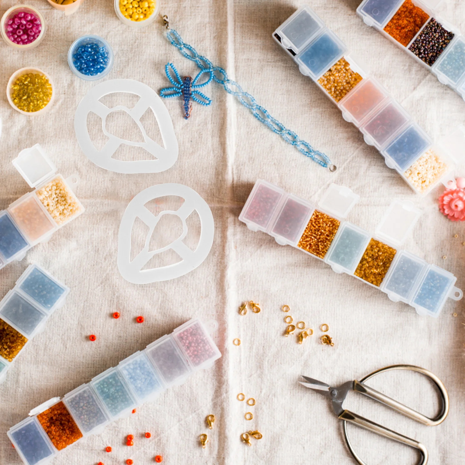 

3Pcs Polymer Clay Earring Mold Multi-Use Cutter Tool for DIY Jewelry Making Clay Craft Cutting for Polymer Earrings Kit Supplies