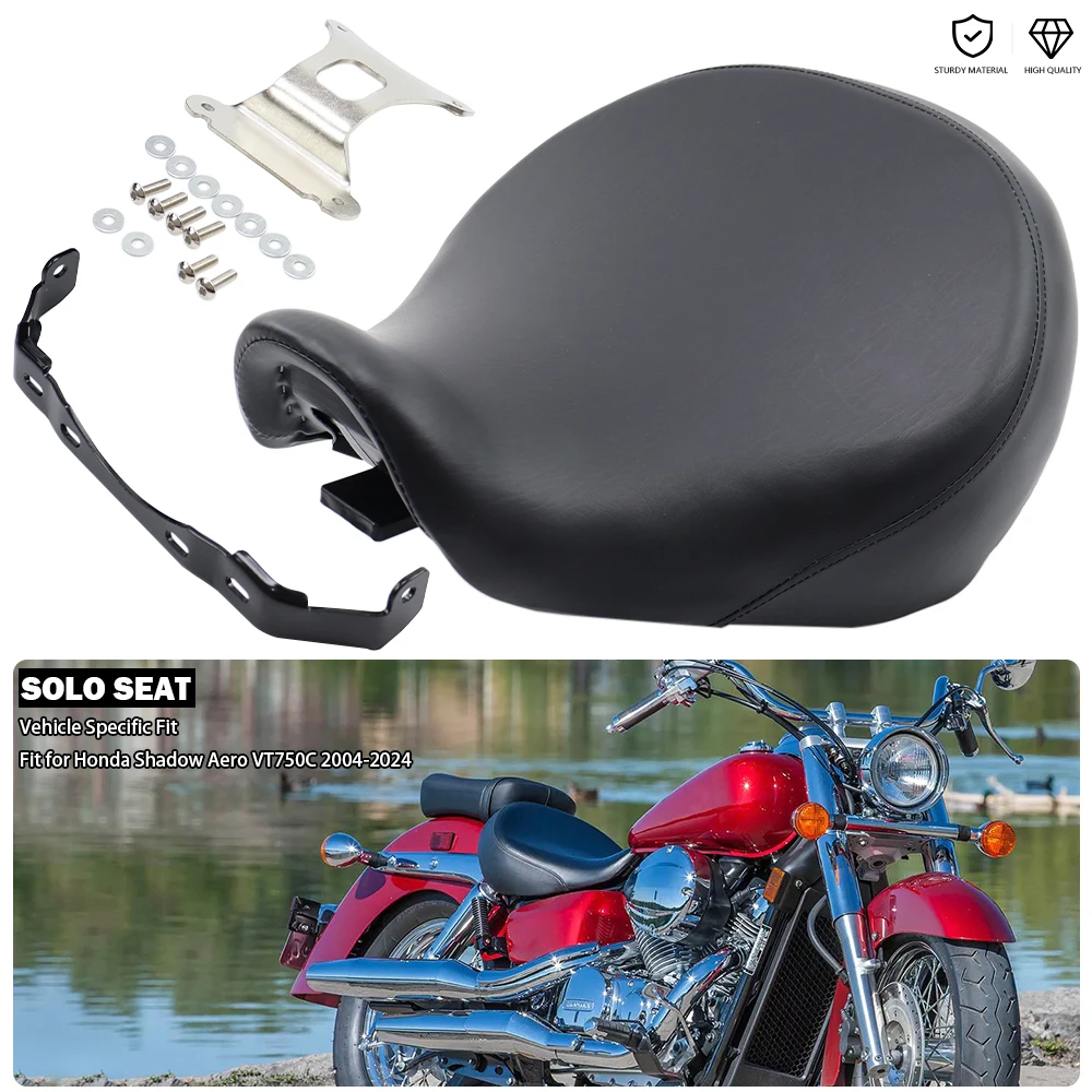 Rider Solo Seats Saddle Driver Pillion Fits For Honda VT750CS Shadow Aero VT750C VT750CA VT750CE VT750CSE VT 750 ABS 2004-2024