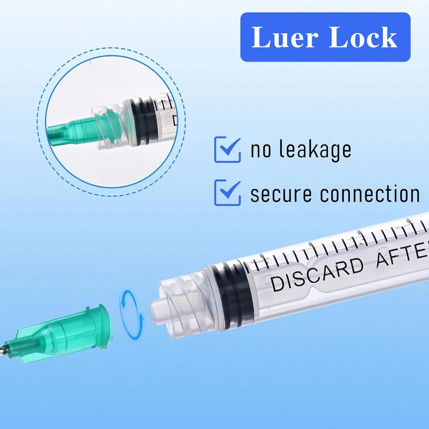 Seringas Luer Lock de 3ml, 20, - Health Wellness Solutions avaliação e preço