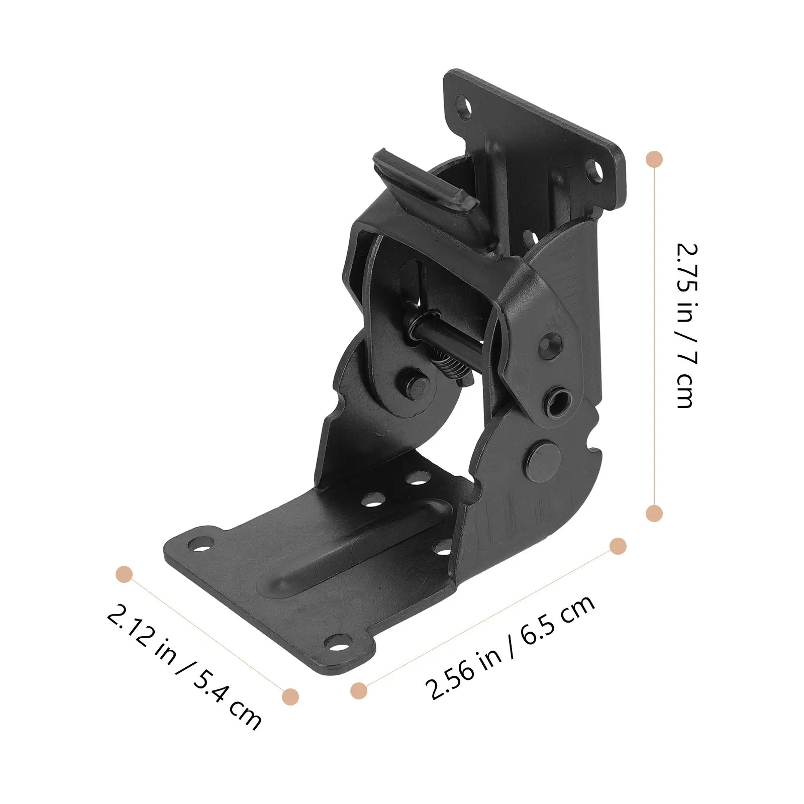 4Pcs Folding Hinge Steel Anti-Rust Foldable Support Locking Hinge for Table Bed Chair Legs Kitchen Furniture Folding Shelf