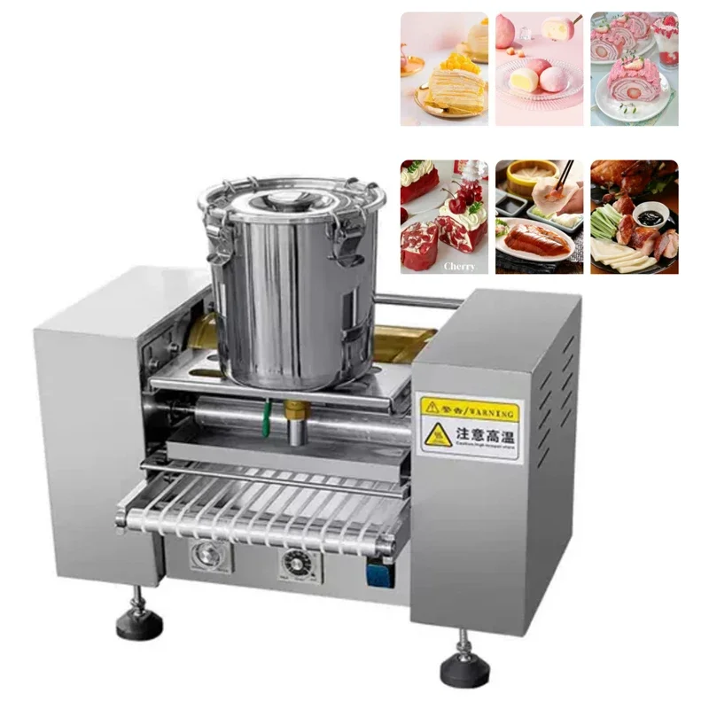

Spring Cake Machine Full-automatic Commercial Crust Egg Dumpling Crust Thousand Layer Cake Machine Roast Duck Cake Pancake Maker