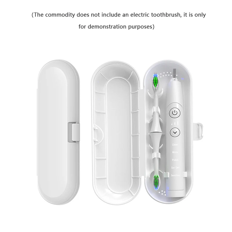 Spazzolino elettrico universale custodia da viaggio custodia per testina organizer scatola portatile materiale per uso alimentare PP bianco blu nero rosa