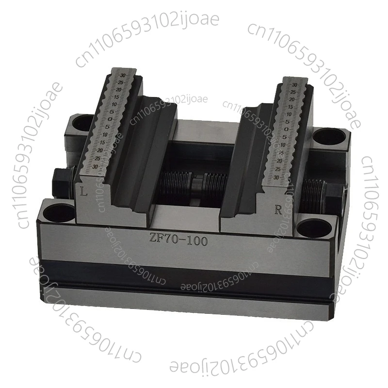 Axis Rotary Table with Self-Centering Vise - ZF60-80 CNC Machining Center Precision Fixture for Multi-Station Milling