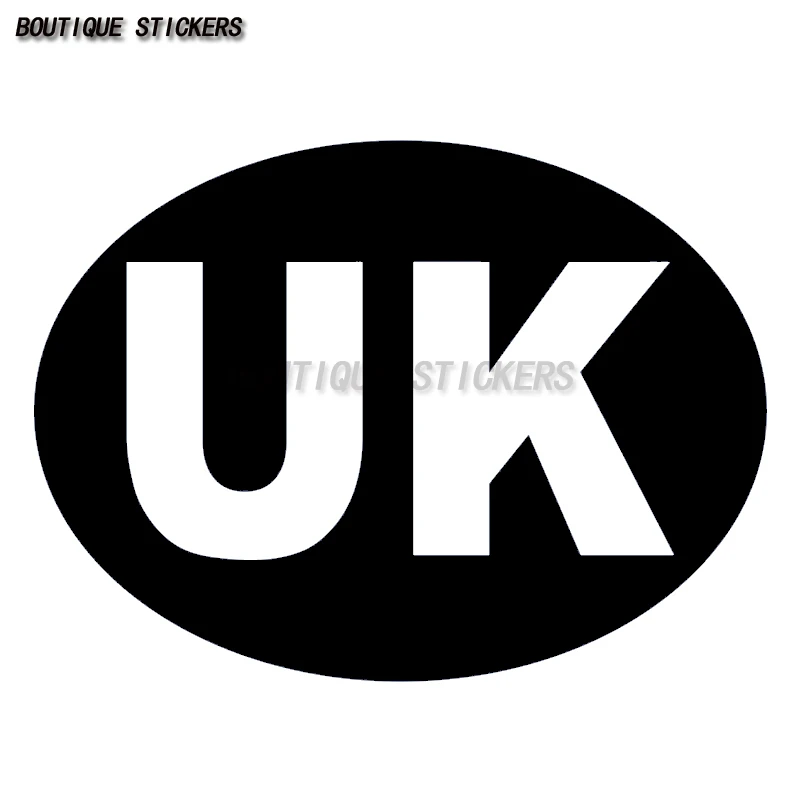 

British oval car stickers European car, truck, racing car, motorcycle helmet PVC stickers