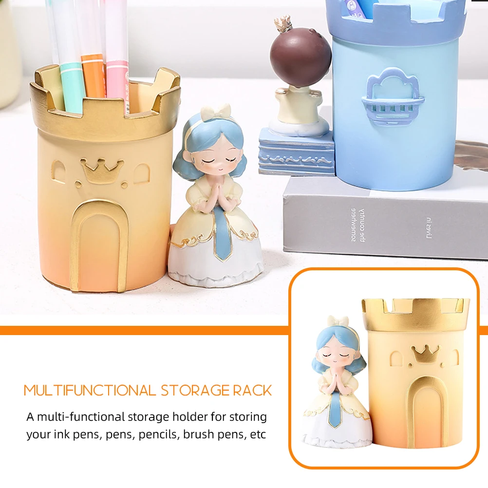 

Pen Holder for Desk Resin Ornaments Creative and Interesting Pencil Storage Cute Organiser Student