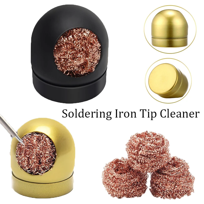 

Soldering Iron Tip Cleaner Desoldering Cleaning Ball Tin Remover Soldering Iron Mesh Filter Welding Metal Wire Stand Steel Ball