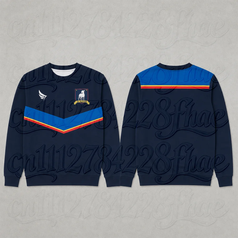 New Richmond Soccer Sweatshirt Parent-Child Matching Cosplay Loose Fit Pullover Sporty Clothes for Thanksgiving Athletic Outfits