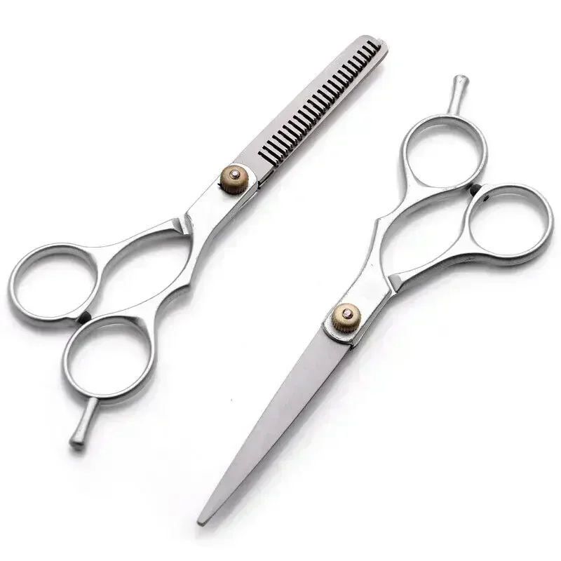 Hair Cutting Scissors Flat Tooth Shear Professional Hairdressing Scissors Cutting Thinning Scissor Barber Shear Accessories Tool