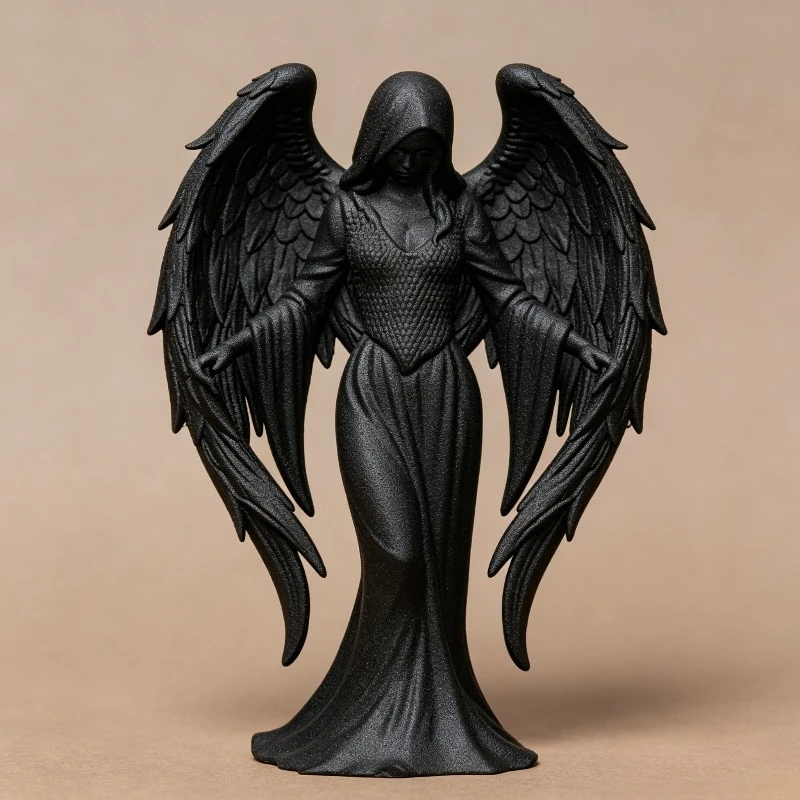 20cm Large Elegant Modern Minimalist Angel Statue Ornaments, Desktop Creative Sculpture Figures, Home Decoration Crafts