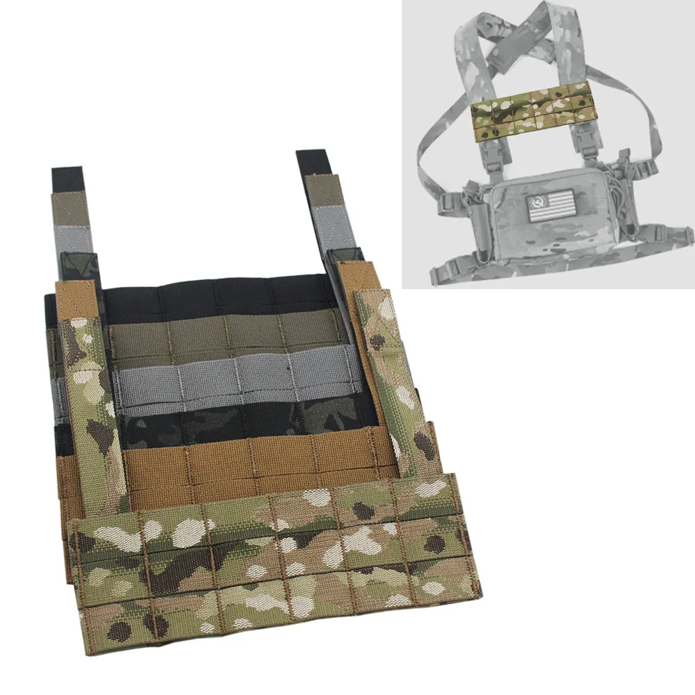 Tactical Chest Rig MOLLE Expansion Plate EUD Bridge Molle Panel For Hunting Airsoft D3CRM D3CRX Vest Accessories