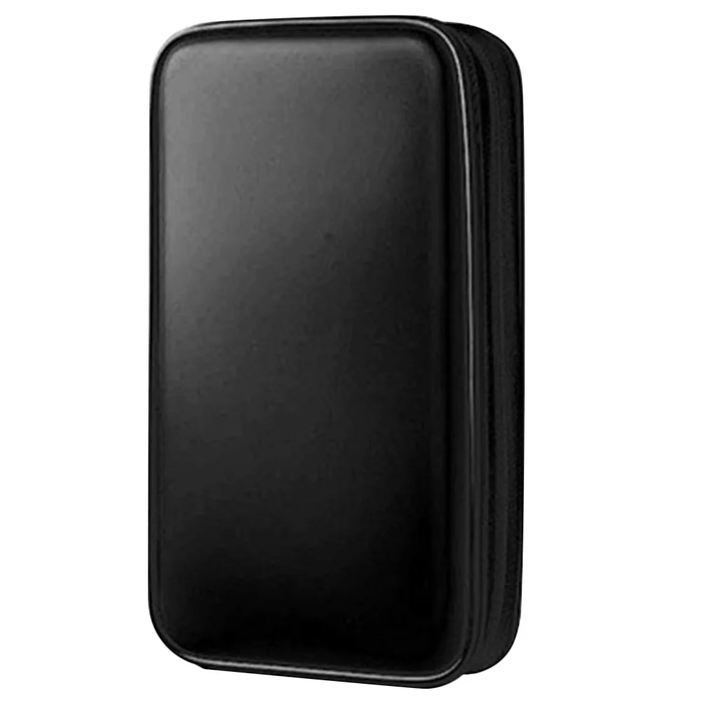 

Cd Storage Bag Portable Dvd Holder Tear-Resistant Cloth Zipper Closure Compact Case For Music Movies