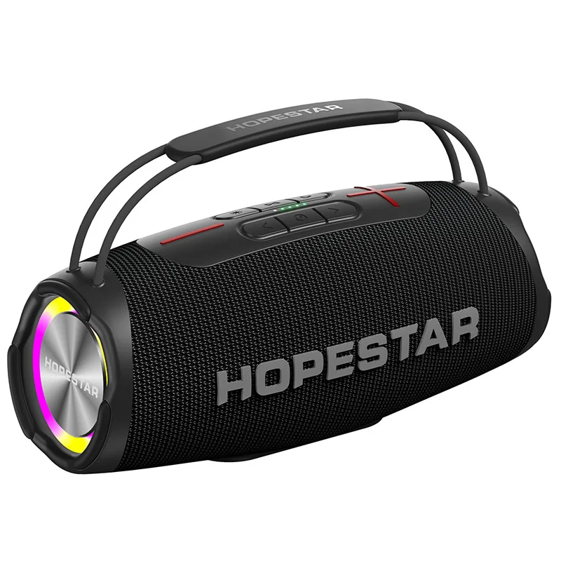 HOPESTAR-H53 Outdoor waterproof wireless bluetooth speakers portable Column high power 35W subwoofer TWS 5200mAh battery Radios