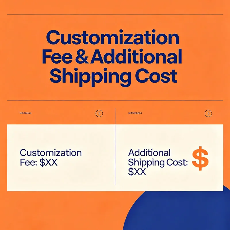 Extra Shipping Cost / Remote Area Surcharges / Customization Fees / Speical Packaging /  Free Gifts Offered Or Other Details