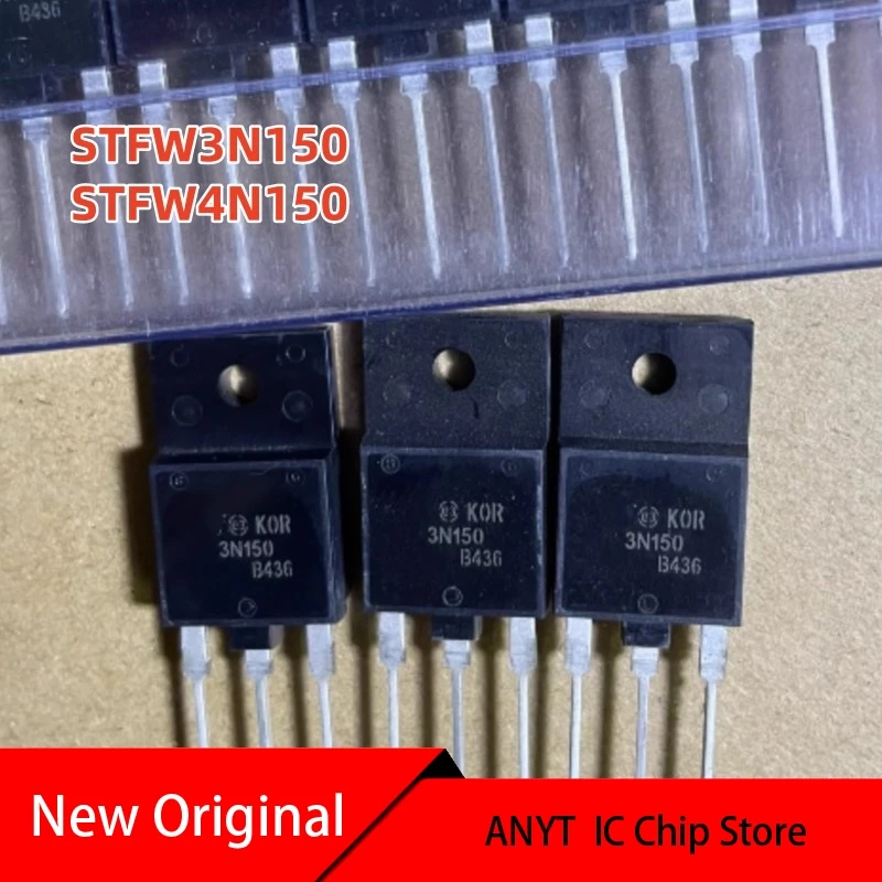 New 10PCS/lot  3A 100%  3N150 STFW3N150  STFW4N150  4N150  TO-3PF