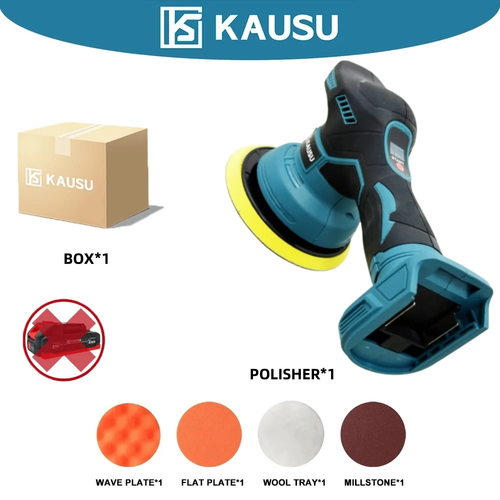 

4500r/min Electric Cordless Polisher 150mm Digital Display Rechargeable Car Waxing Polishing Machine For Makita 18V Battery