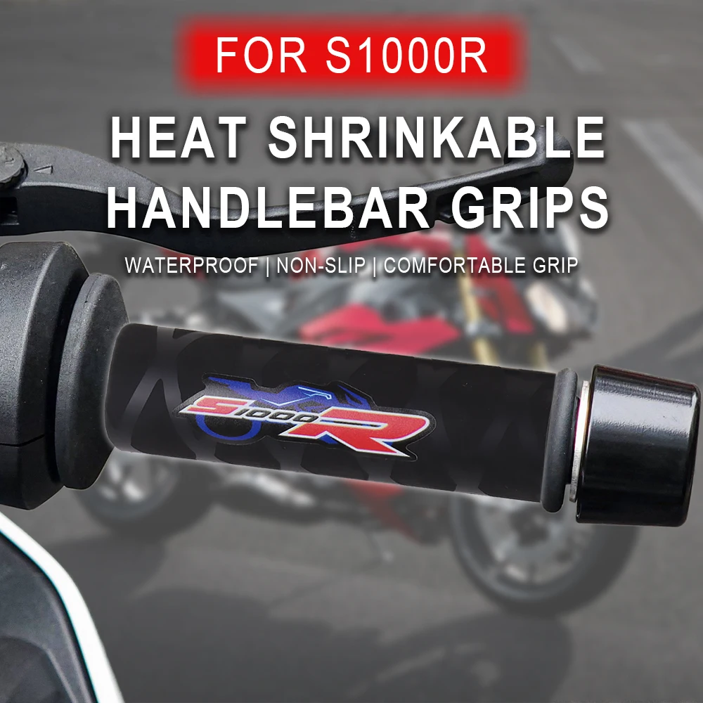 Motorcycle Heat Shrinkable Handlebar Grips Cover For BMW S1000R S 1000 R S1000 1000R 2014-2025 Handle Bar Grip Glove Accessories
