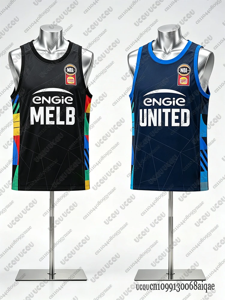 Mens Fashion Melbourne - ฤดูร้อนใหม่เสื้อบาสเกตบอลสำหรับผู้ชายเมลเบิร์นยูไนเต็ดเสื้อบาสเกตบอลแห้งเร็วเสื้อกั๊กแขนกุดชายเสื้อกล้ามบาสเกตบอล