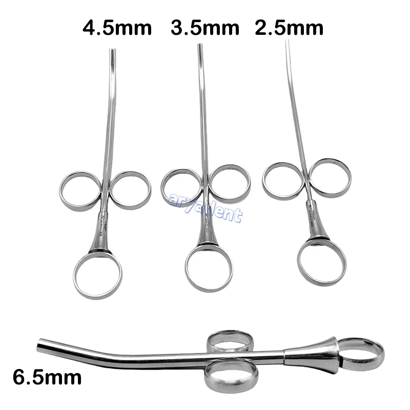 1Pc Dental MTA Implant Plugger Applicator Curved Head Bone Implant Collector Teeth Filling Syringe Carrier Stainless Steel